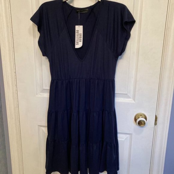 Navy Blue Dress - Picture 2 of 4